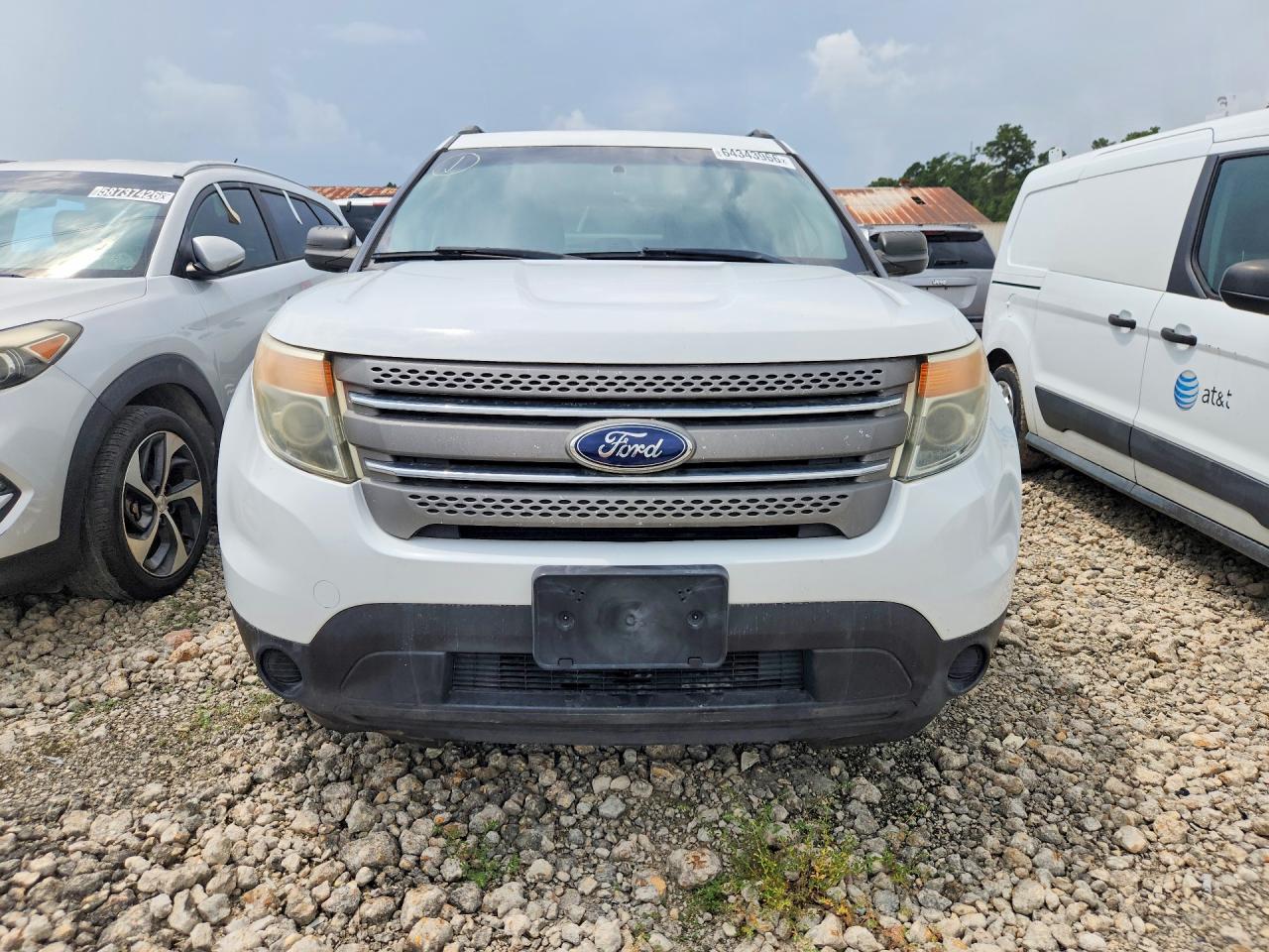 2015 Ford Explorer White vin: 1FM5K7B99FGB13686