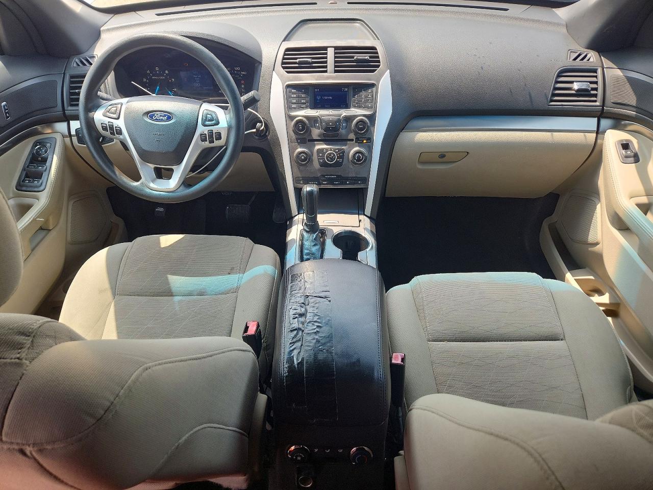 2015 Ford Explorer White vin: 1FM5K7B99FGB13686