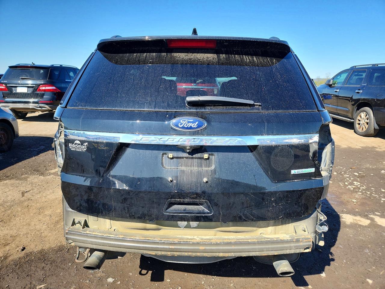 2017 Ford Explorer Black vin: 1FM5K7BH9HGC83234