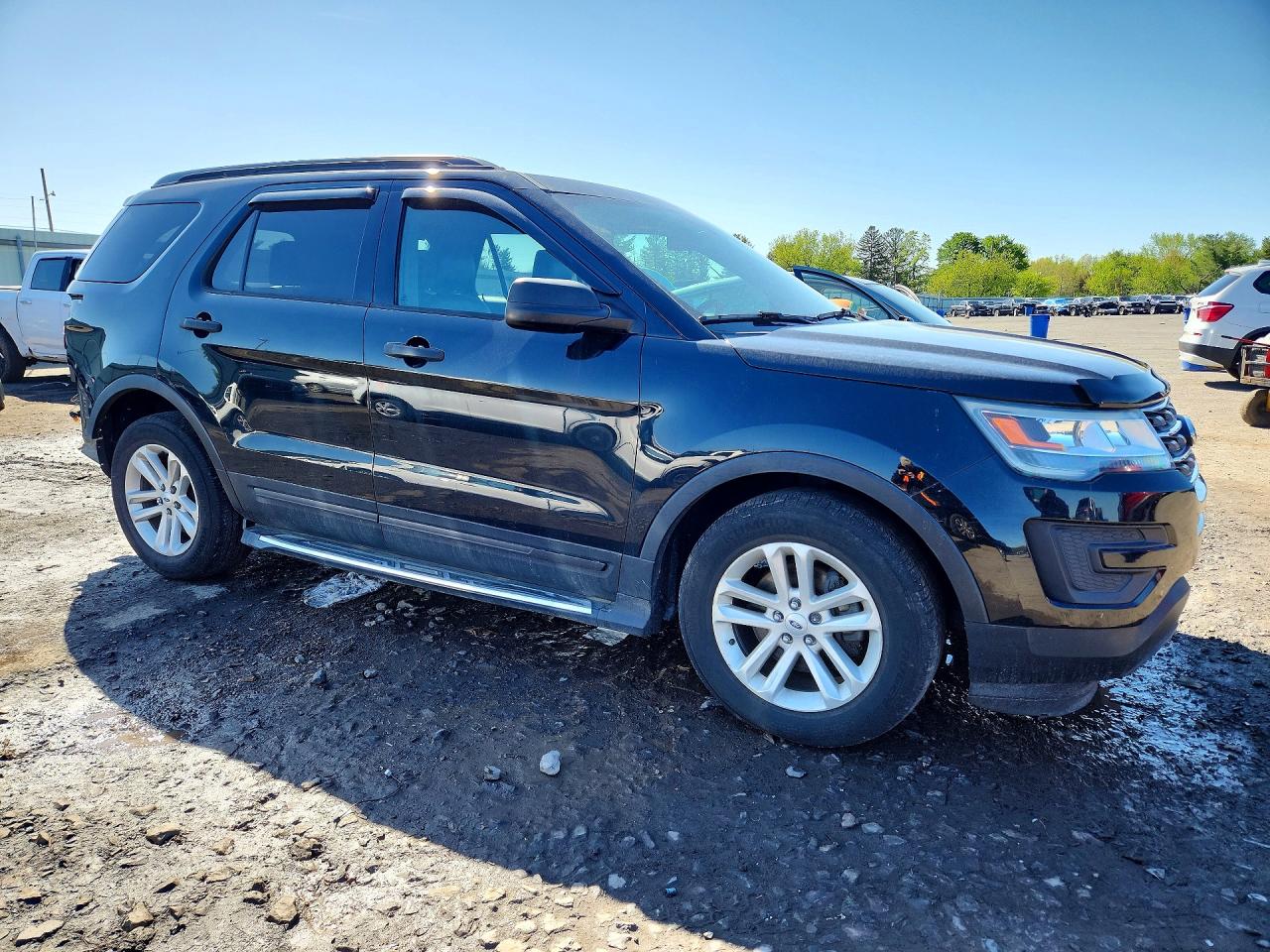 2017 Ford Explorer Black vin: 1FM5K7BH9HGC83234