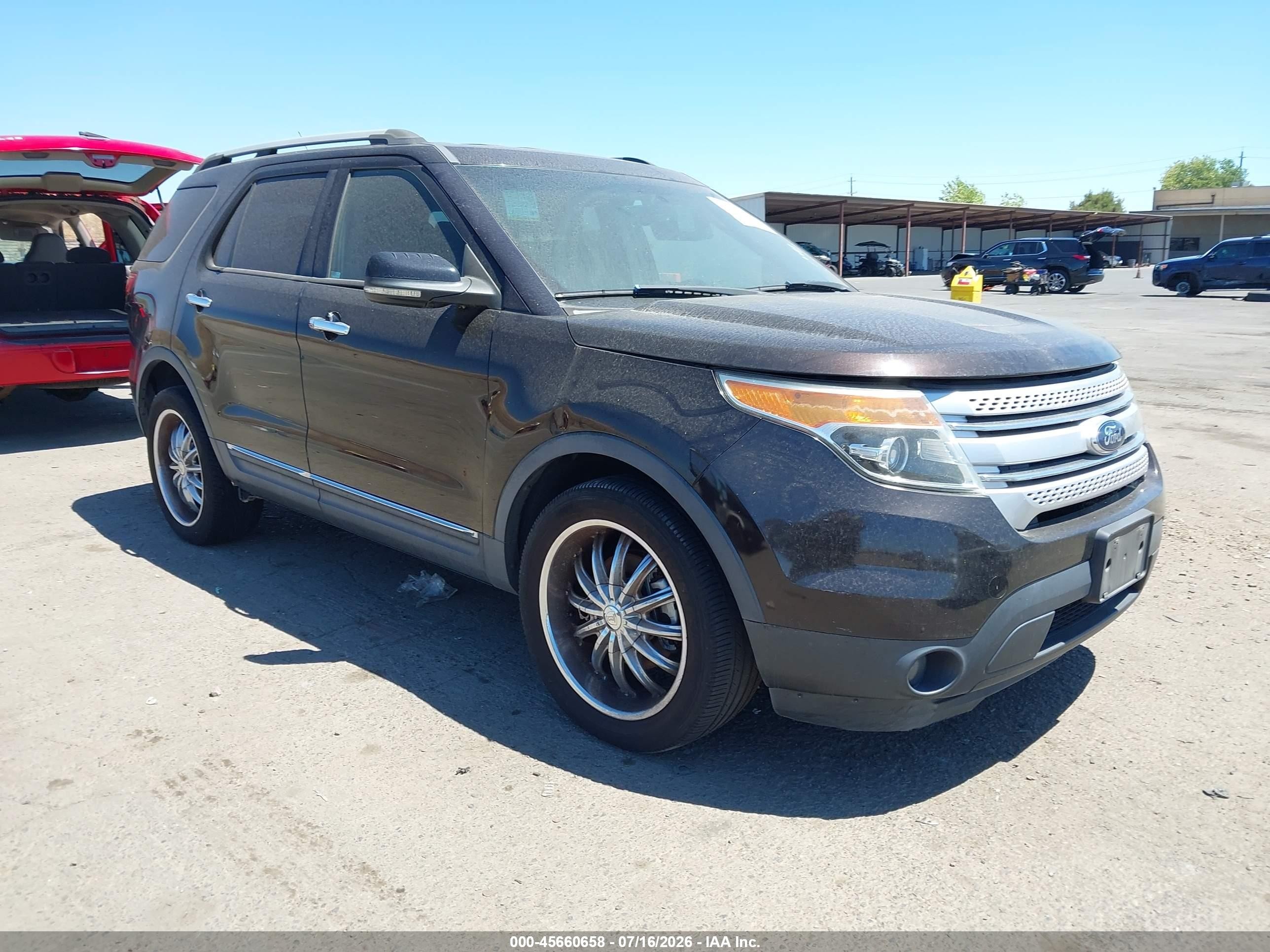 2013 Ford Explorer Xlt Black vin: 1FM5K7D80DGA71099