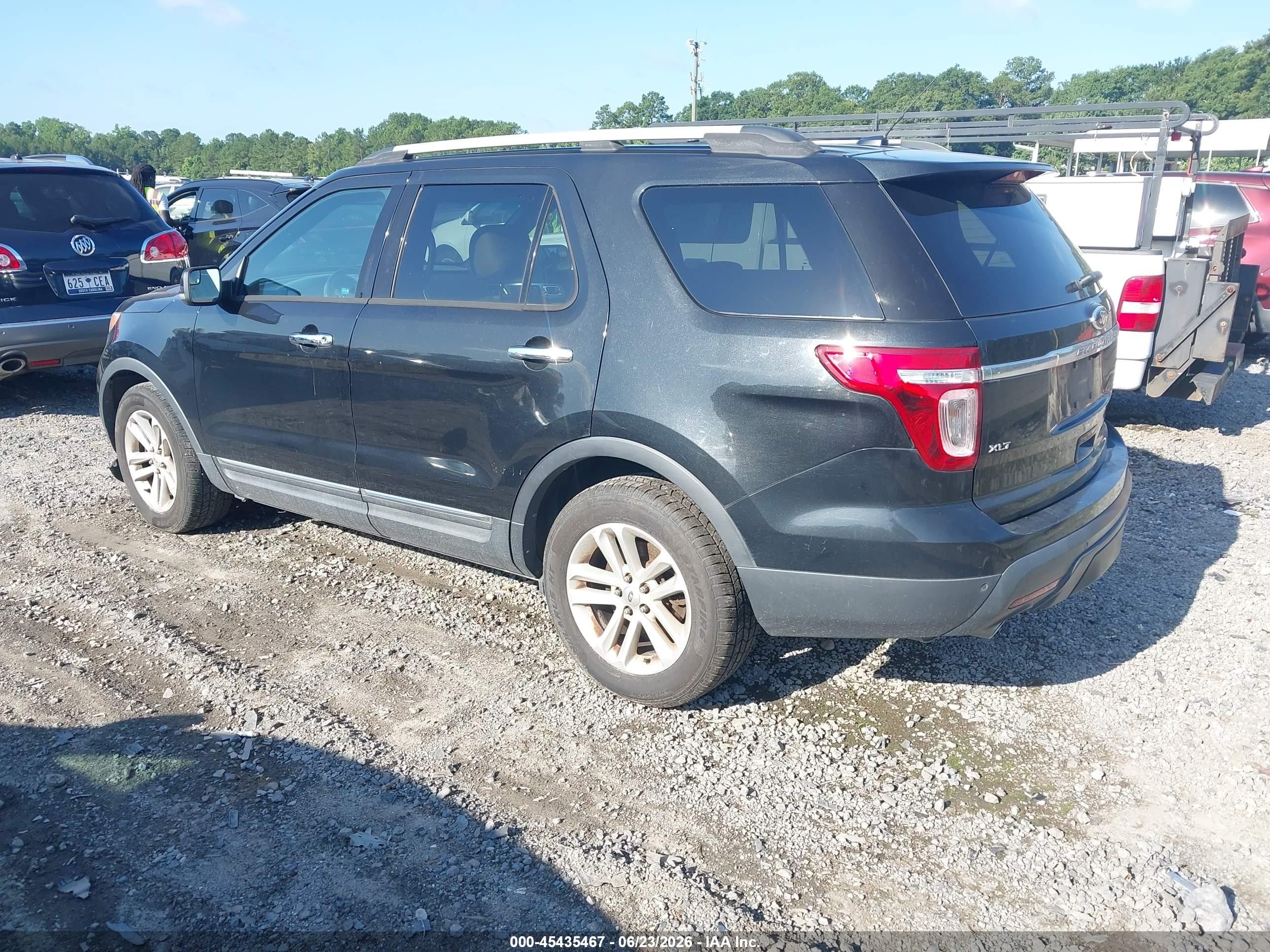 2013 Ford Explorer Xlt Black vin: 1FM5K7D80DGA78005