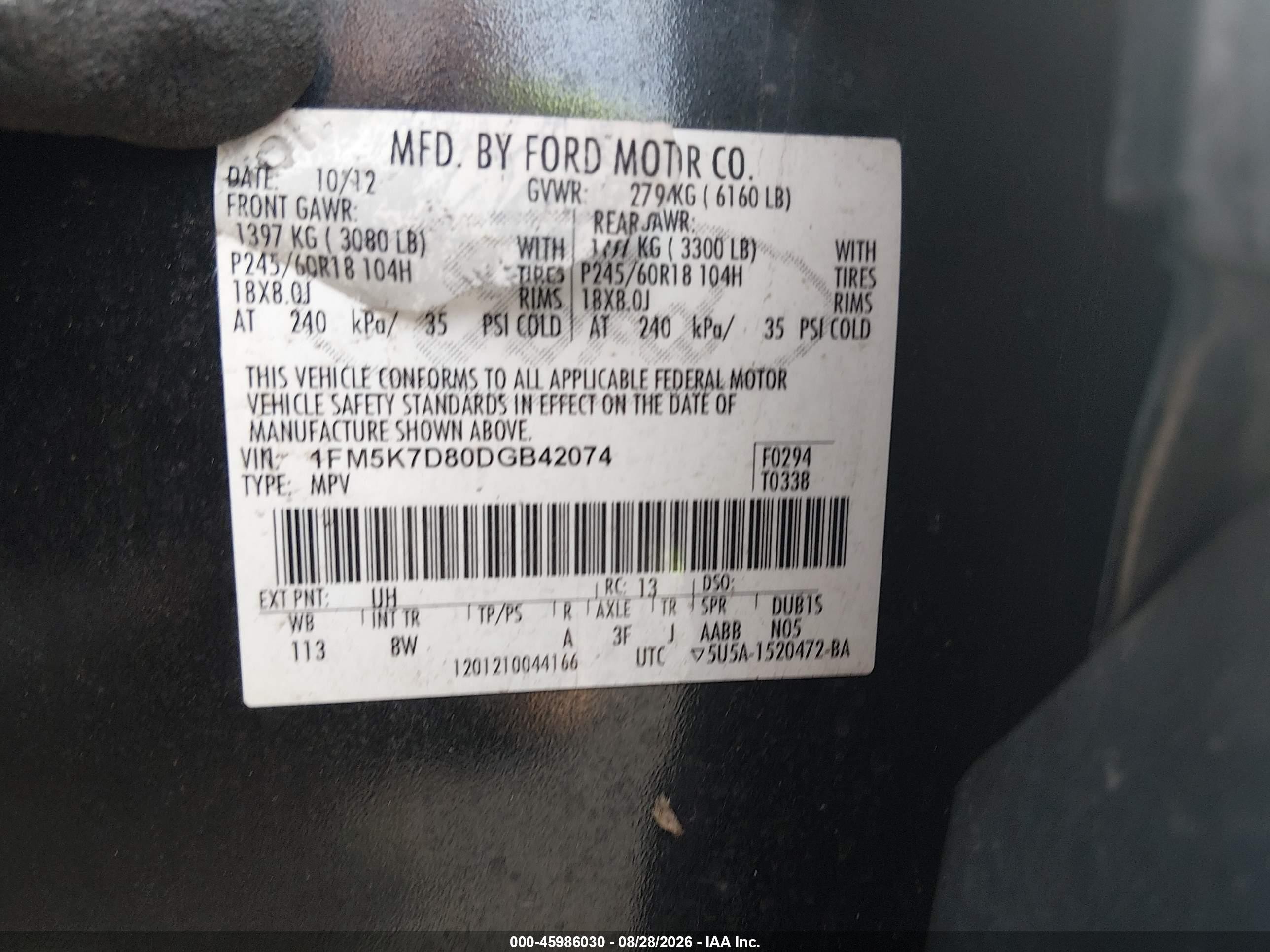 2013 Ford Explorer Xlt Black vin: 1FM5K7D80DGB42074