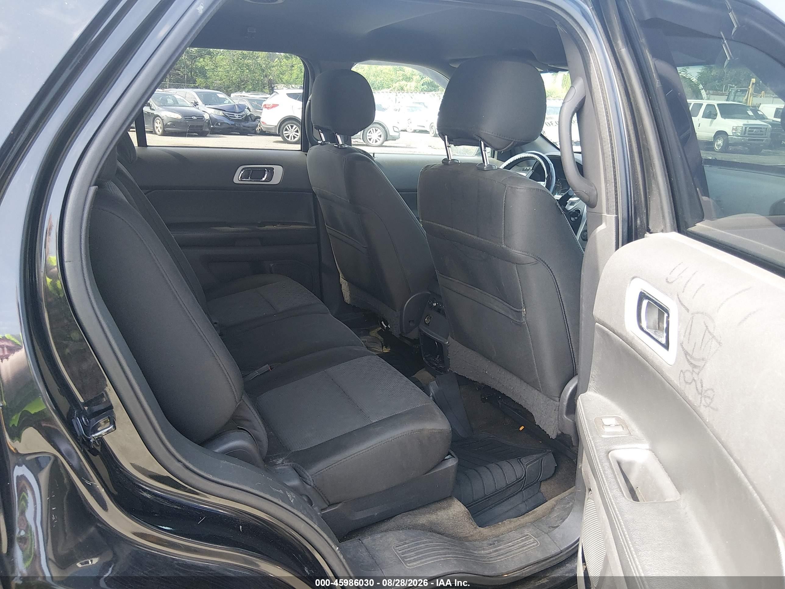 2013 Ford Explorer Xlt Black vin: 1FM5K7D80DGB42074