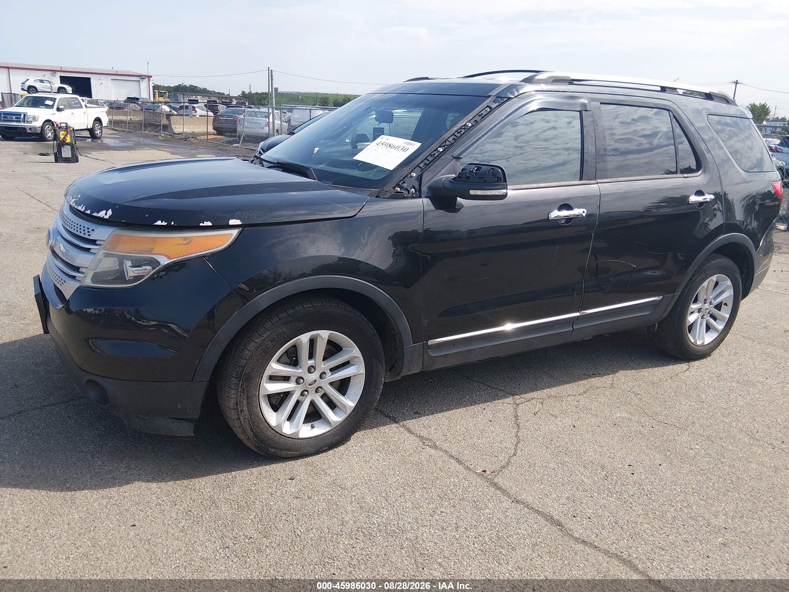 2013 Ford Explorer Xlt Black vin: 1FM5K7D80DGB42074