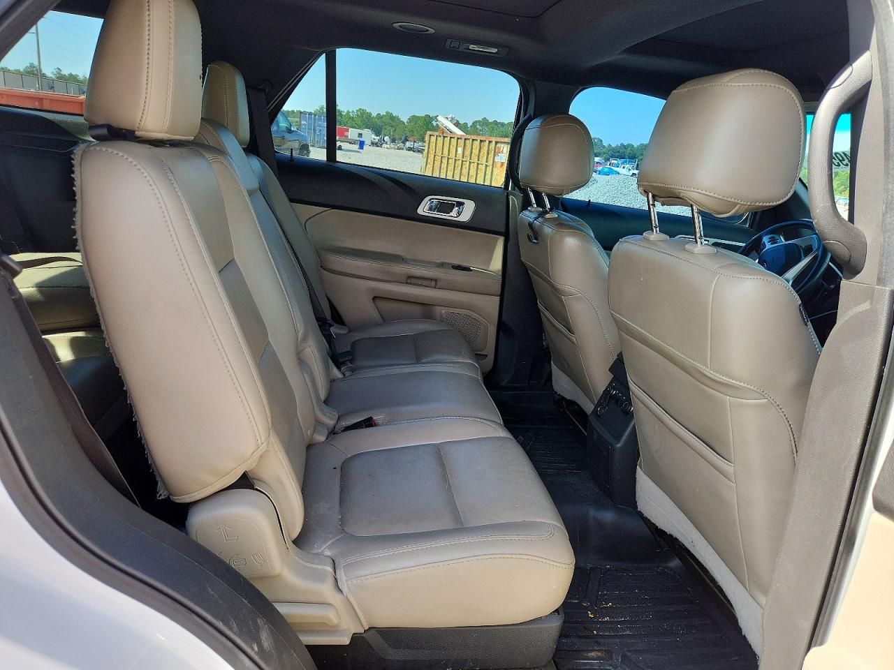 2013 Ford Explorer Xlt White vin: 1FM5K7D80DGB55794