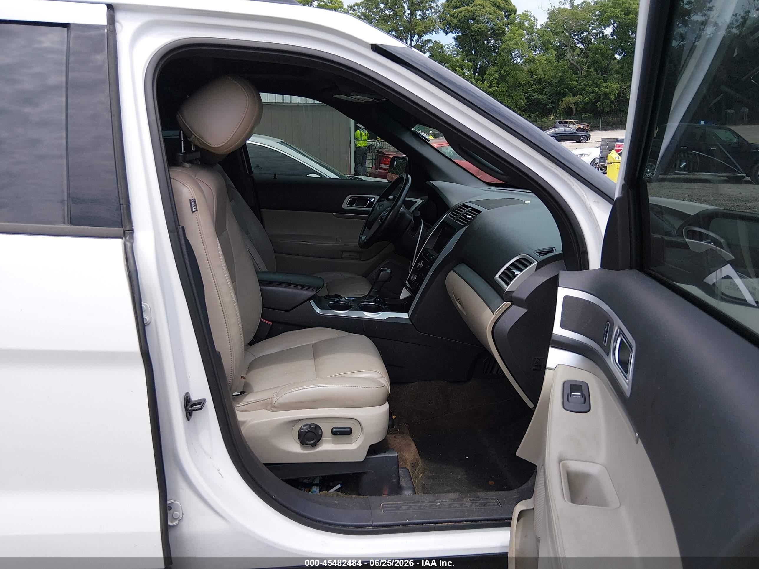 2013 Ford Explorer Xlt Белый vin: 1FM5K7D80DGB67959