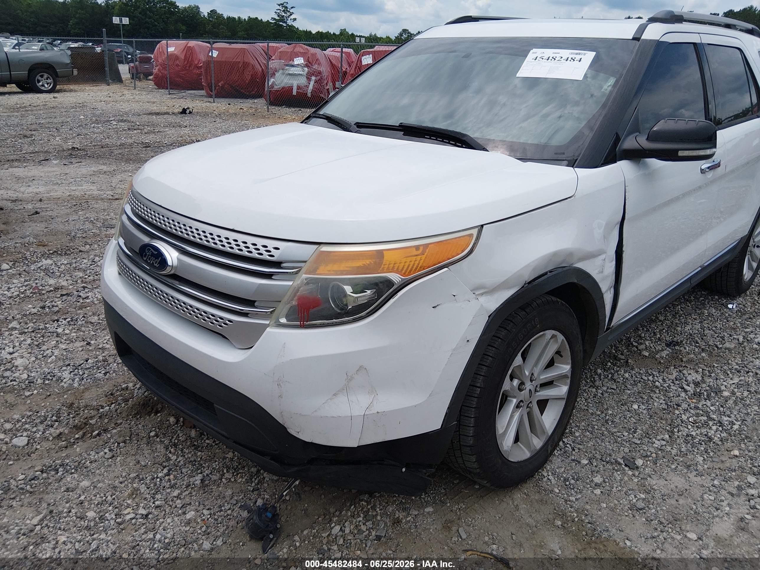 2013 Ford Explorer Xlt Белый vin: 1FM5K7D80DGB67959