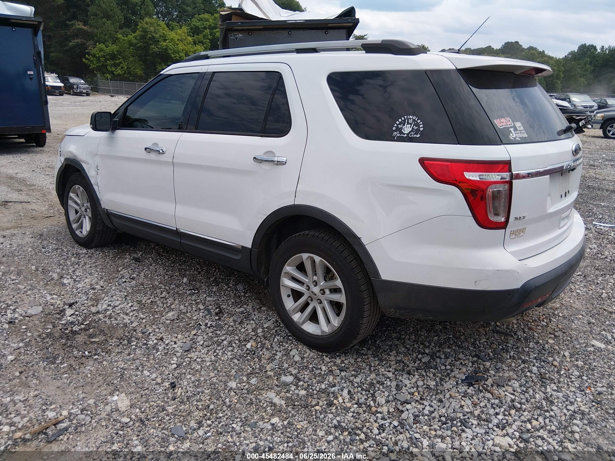 2013 Ford Explorer Xlt Белый vin: 1FM5K7D80DGB67959