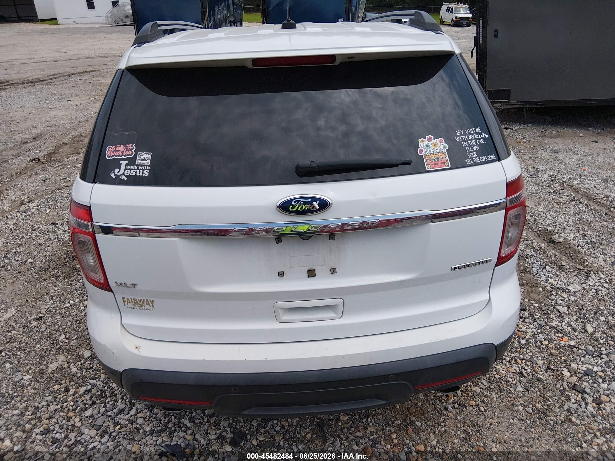 2013 Ford Explorer Xlt Белый vin: 1FM5K7D80DGB67959