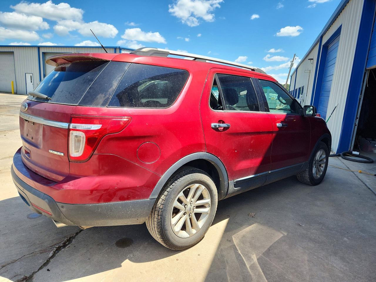 2013 Ford Explorer Xlt Red vin: 1FM5K7D80DGB97253