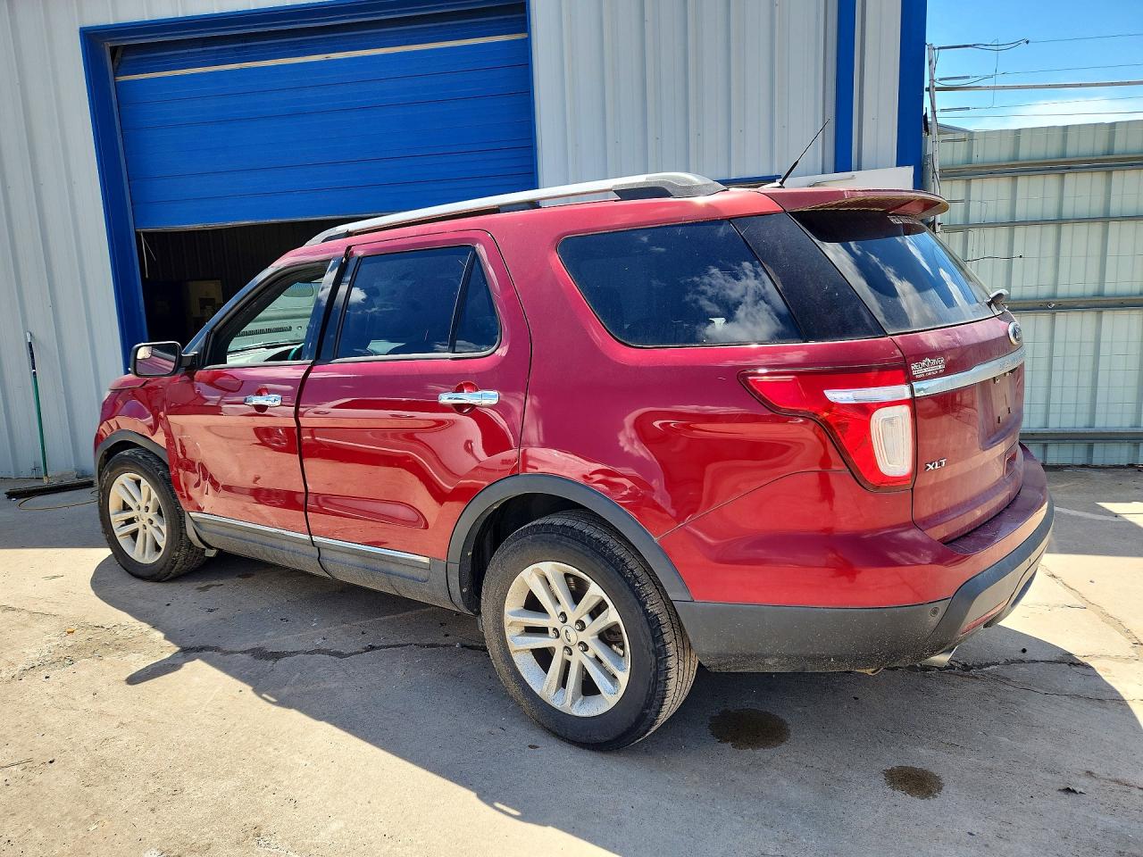 2013 Ford Explorer Xlt Red vin: 1FM5K7D80DGB97253