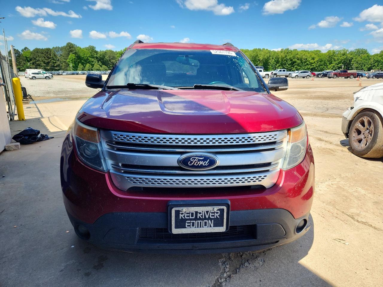 2013 Ford Explorer Xlt Red vin: 1FM5K7D80DGB97253