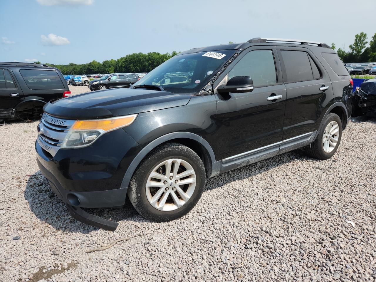 2013 Ford Explorer Xlt Black vin: 1FM5K7D80DGC77989