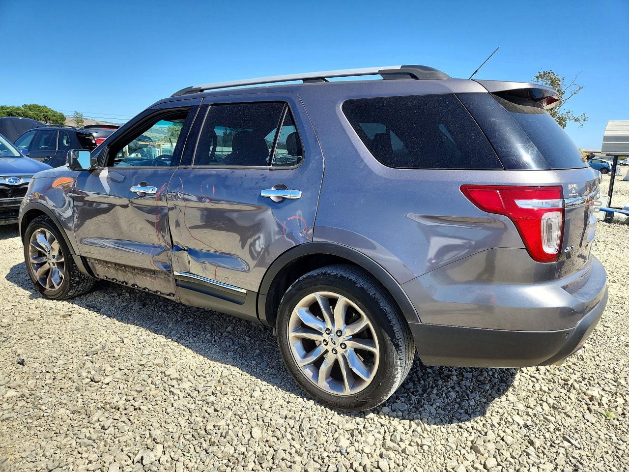 2013 Ford Explor Xlt Gray vin: 1FM5K7D80DGC85087