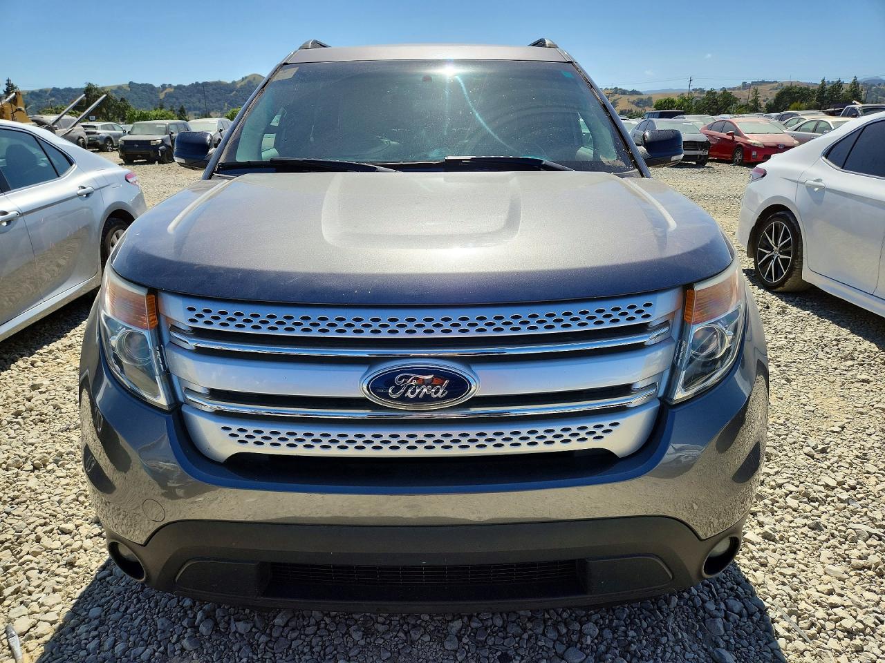 2013 Ford Explor Xlt Gray vin: 1FM5K7D80DGC85087