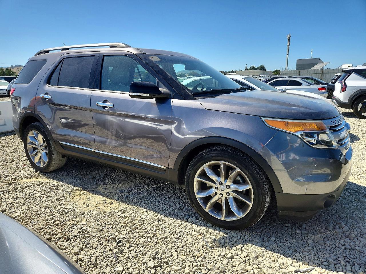 2013 Ford Explor Xlt Gray vin: 1FM5K7D80DGC85087