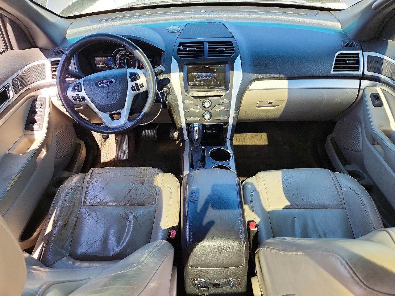 2013 Ford Explor Xlt Gray vin: 1FM5K7D80DGC85087