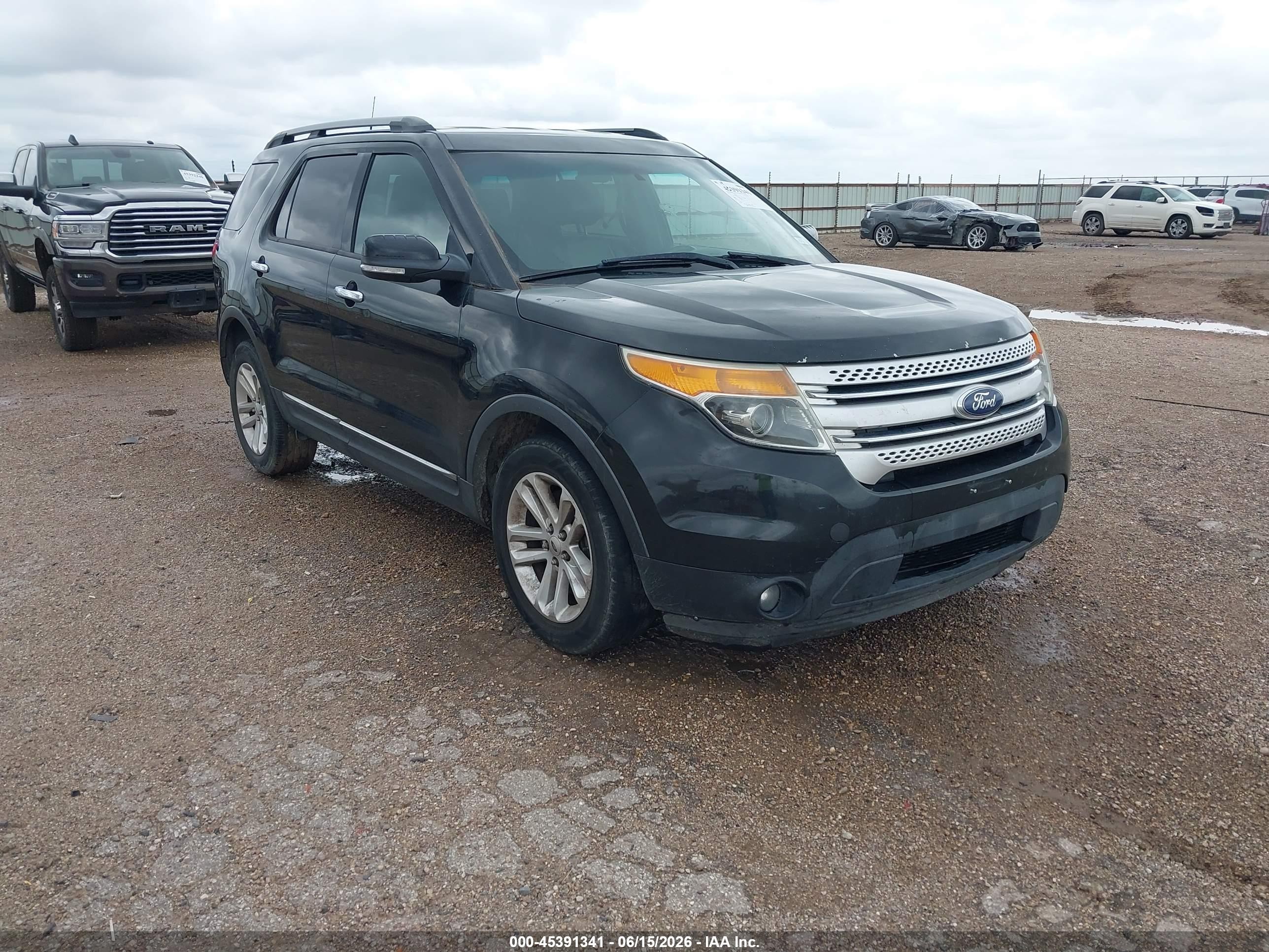 2013 Ford Explorer Xlt Black vin: 1FM5K7D80DGC92959