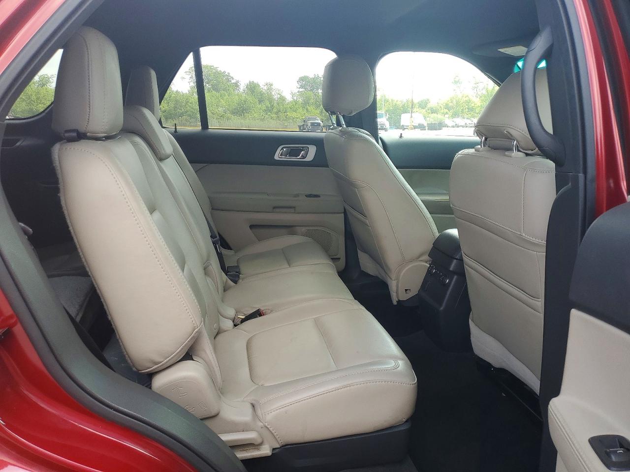 2014 Ford Explorer Xlt Red vin: 1FM5K7D80EGA68768