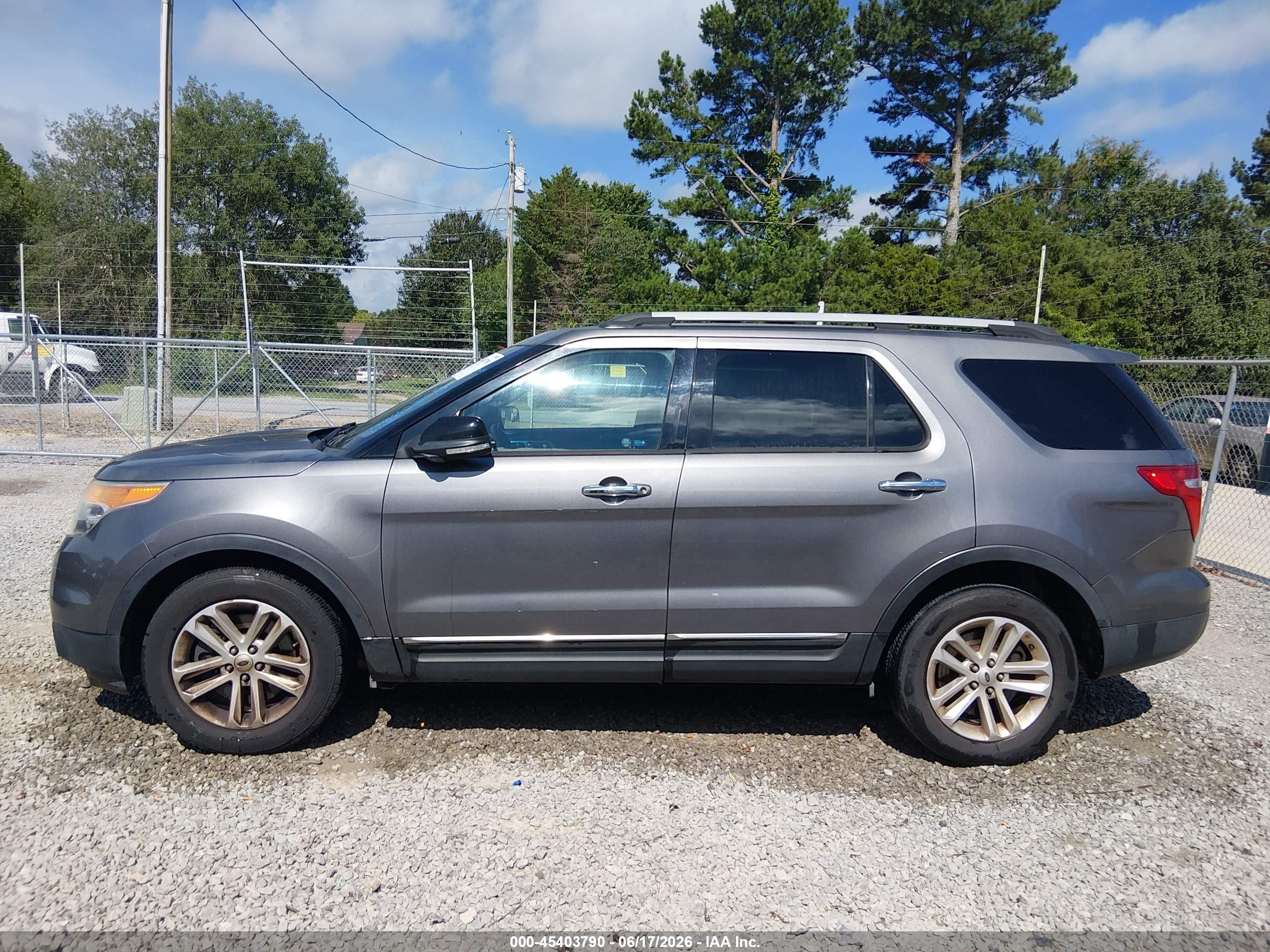 2014 Ford Explorer Xlt Gray vin: 1FM5K7D80EGA99552
