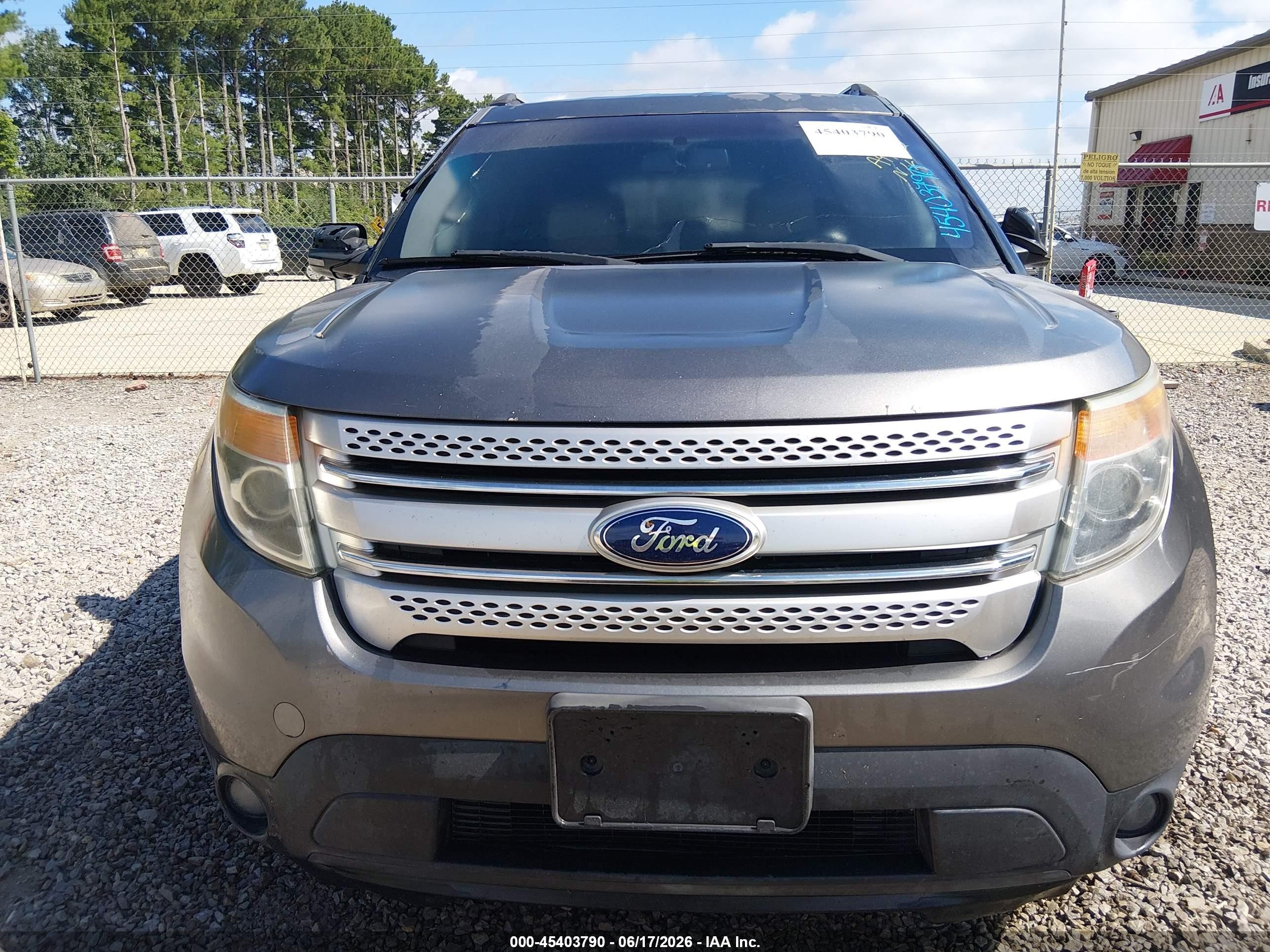 2014 Ford Explorer Xlt Gray vin: 1FM5K7D80EGA99552