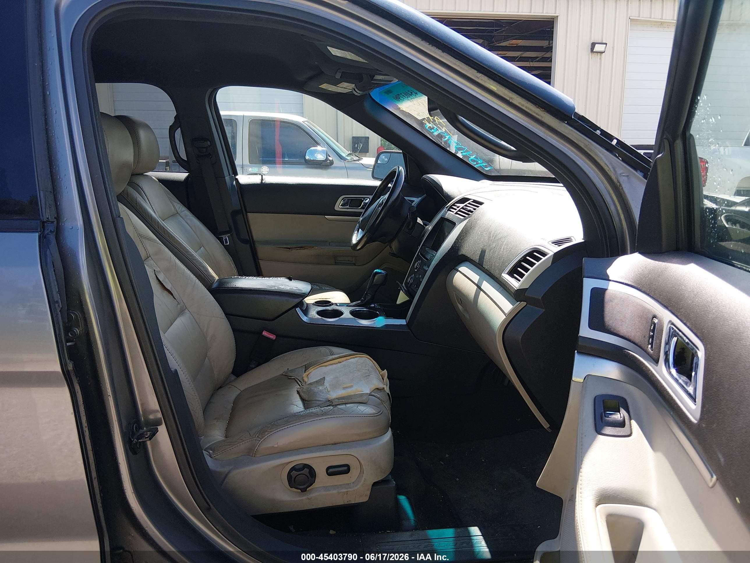 2014 Ford Explorer Xlt Gray vin: 1FM5K7D80EGA99552