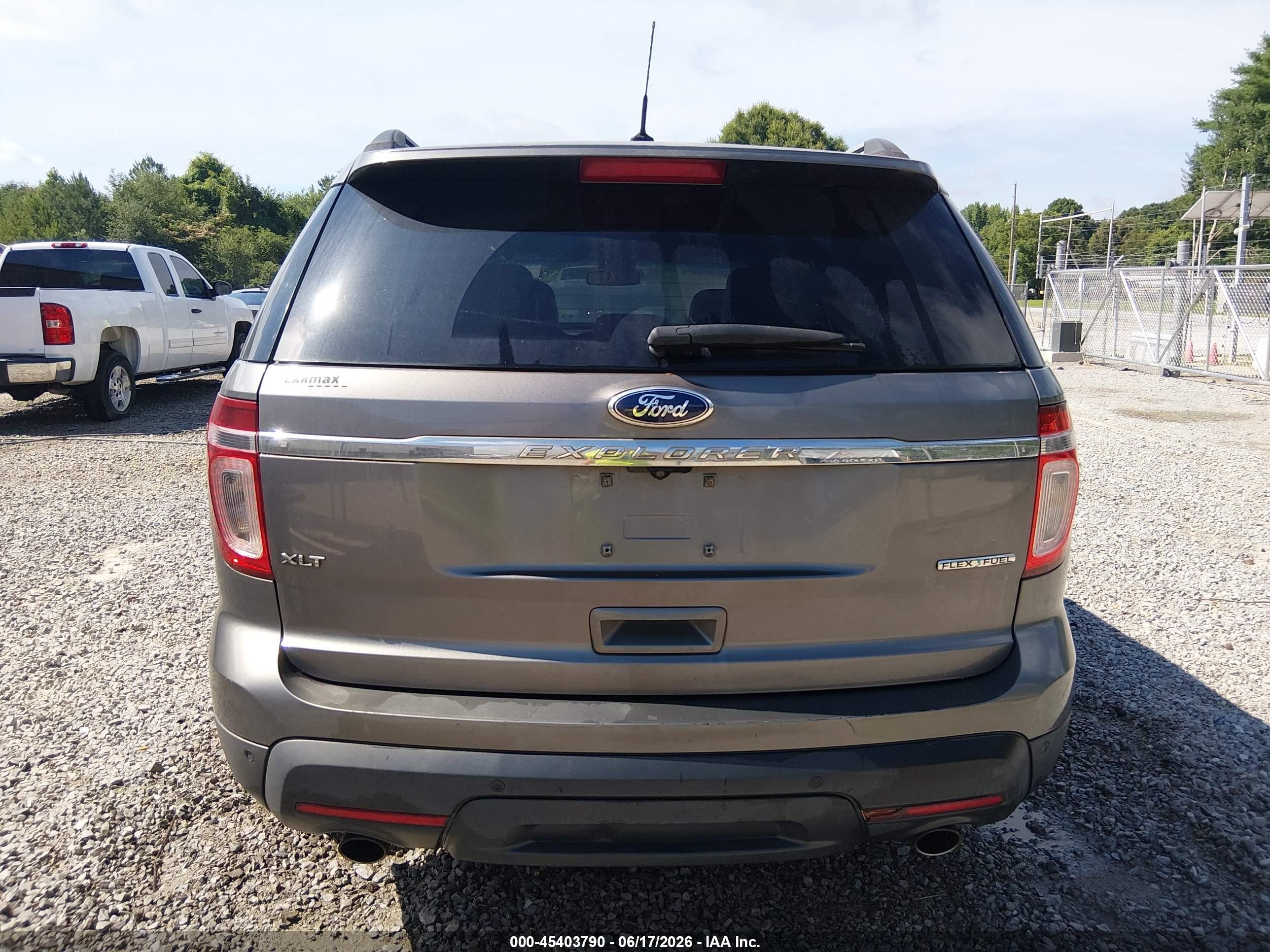 2014 Ford Explorer Xlt Gray vin: 1FM5K7D80EGA99552