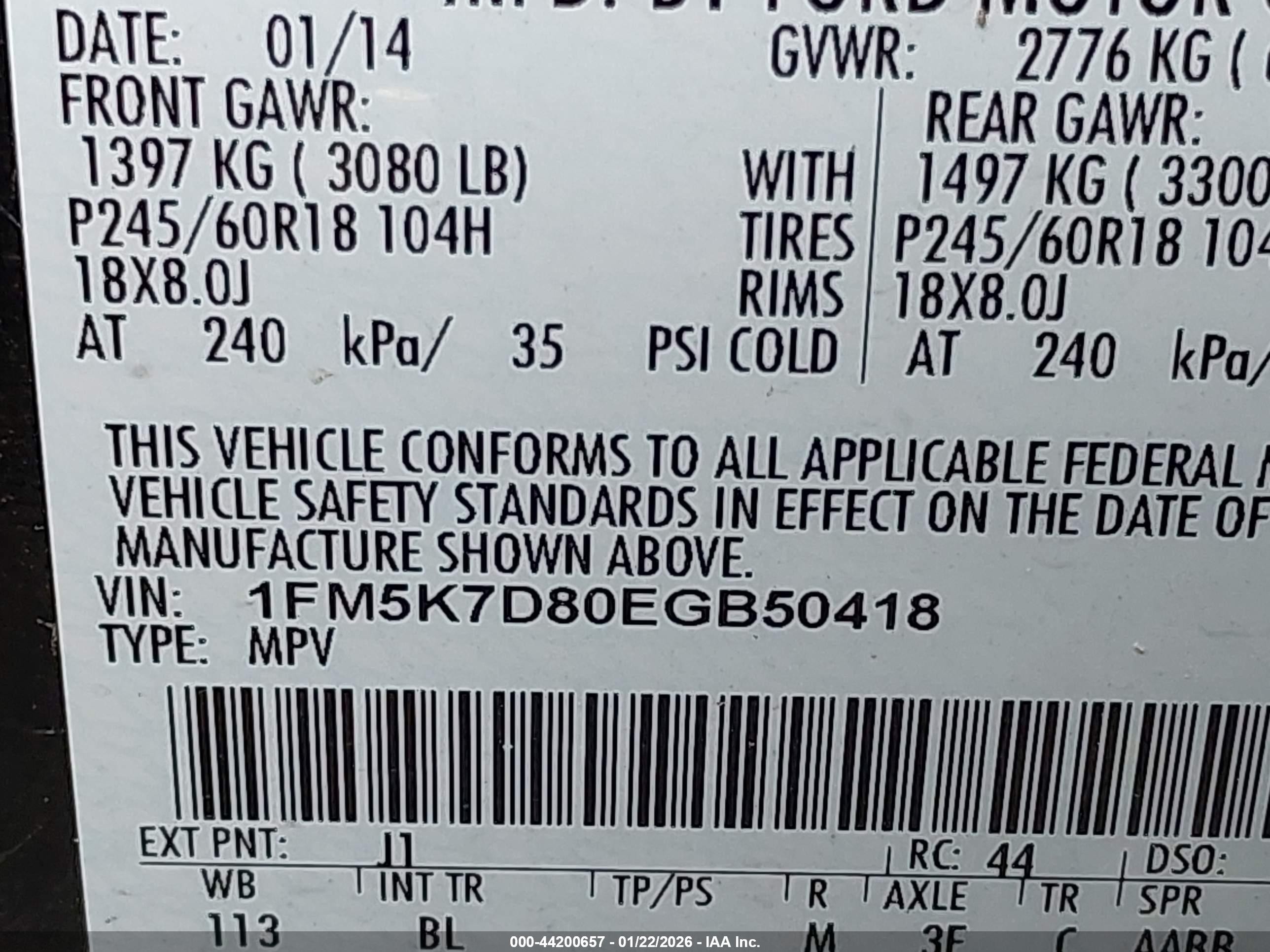 2014 Ford Explorer Xlt Dark Brown vin: 1FM5K7D80EGB50418