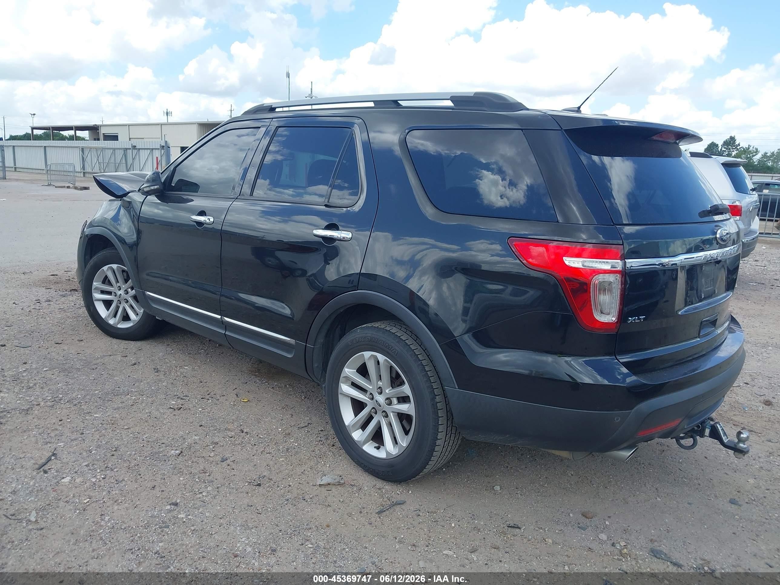 2014 Ford Explorer Xlt Black vin: 1FM5K7D80EGC57131