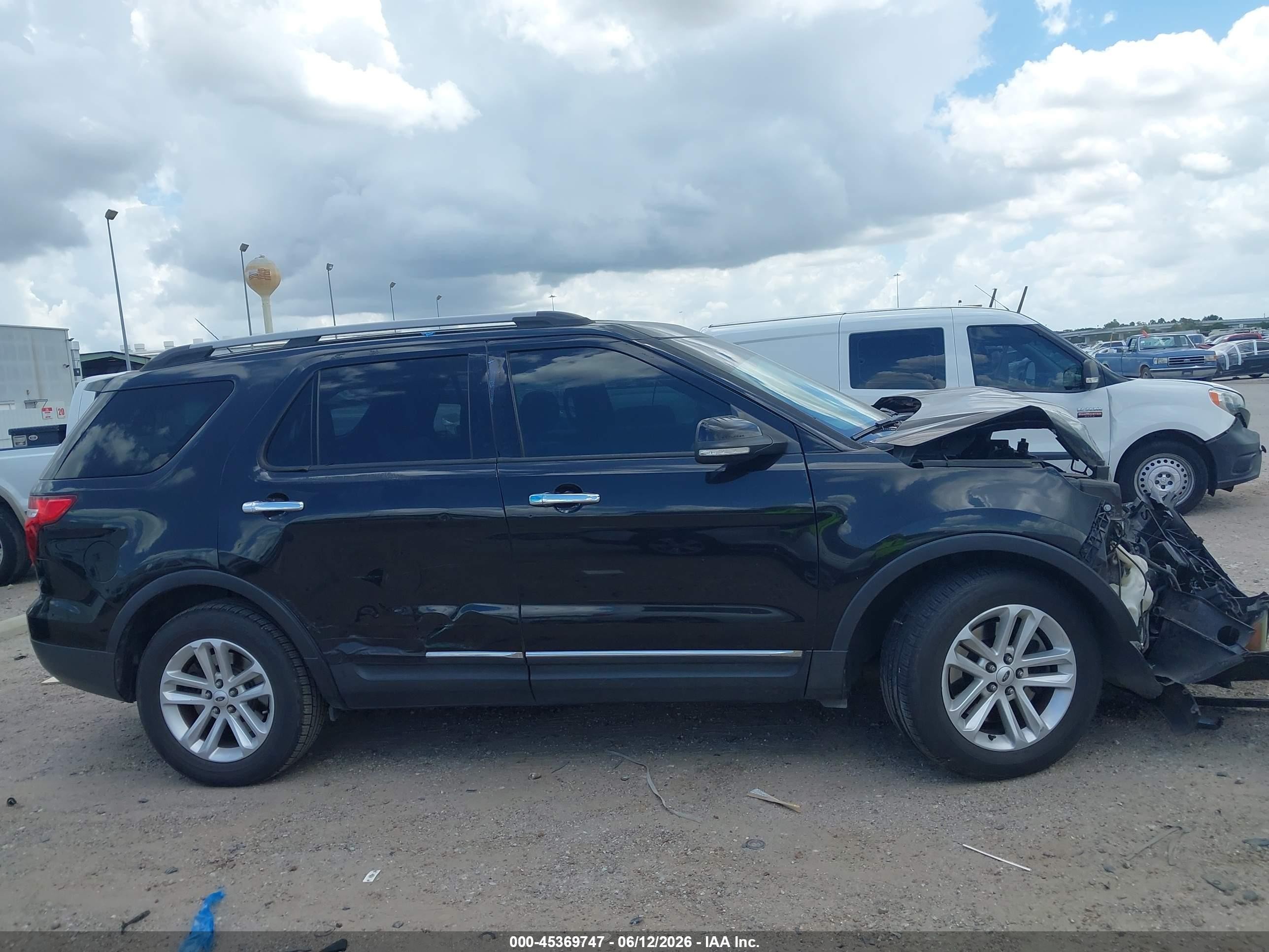 2014 Ford Explorer Xlt Black vin: 1FM5K7D80EGC57131