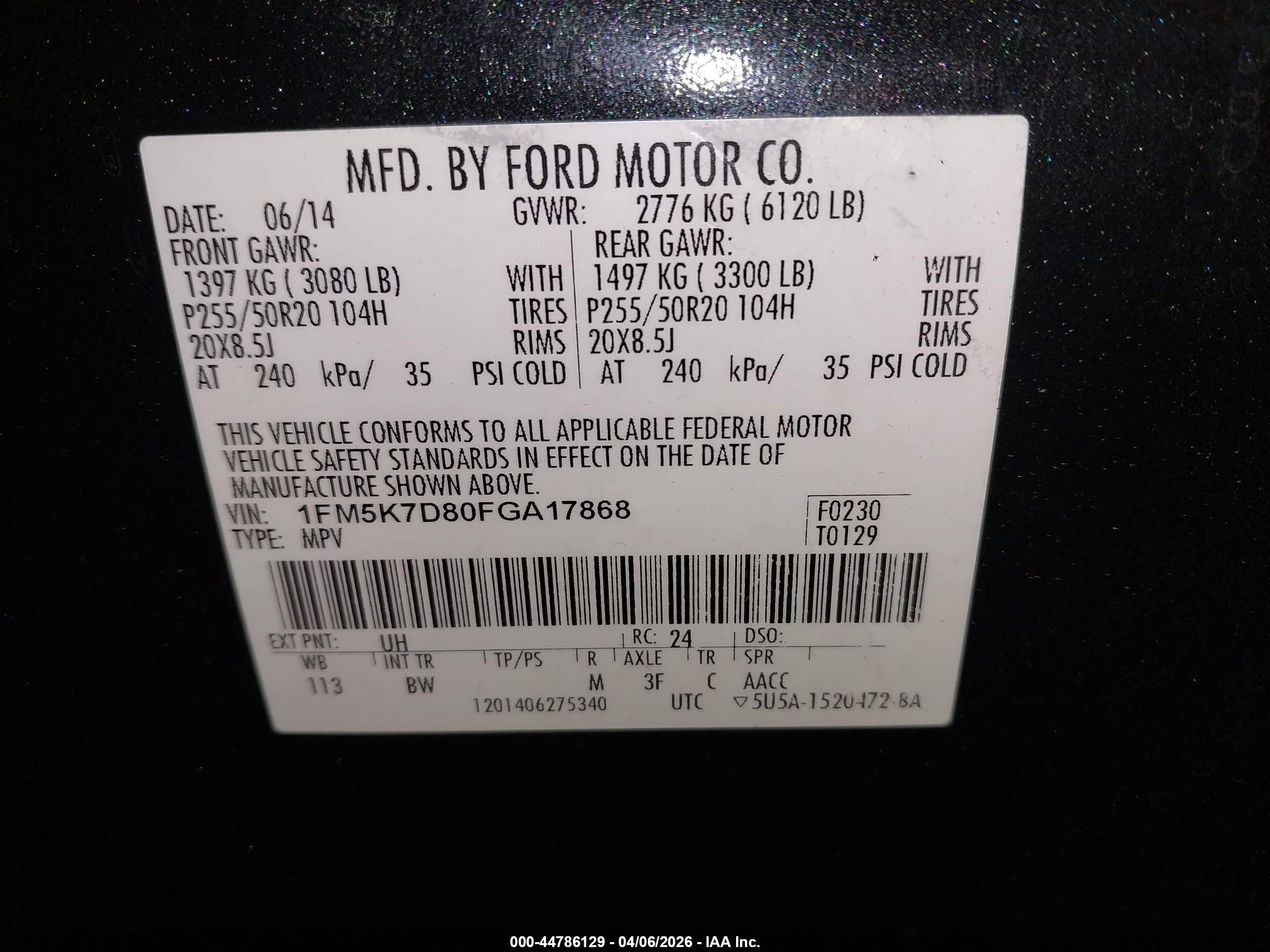 2015 Ford Explorer Xlt Black vin: 1FM5K7D80FGA17868