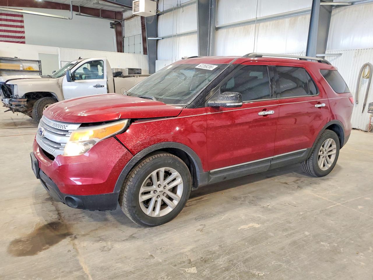2015 Ford Explorer Xlt Red vin: 1FM5K7D80FGA71543