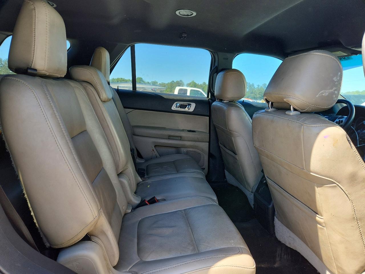 2015 Ford Explorer Xlt White vin: 1FM5K7D80FGA82333