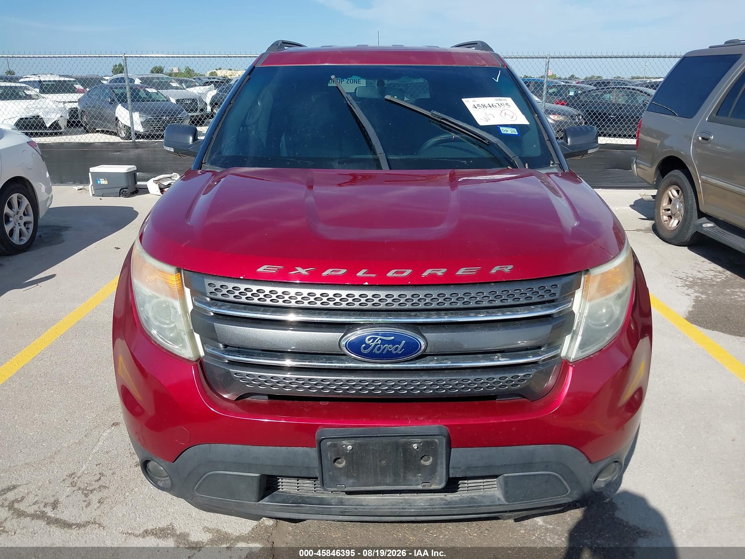 2015 Ford Explorer Xlt Red vin: 1FM5K7D80FGB48816