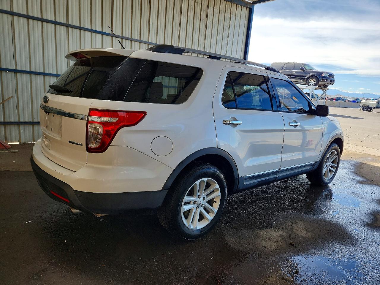 2015 Ford Explorer Xlt White vin: 1FM5K7D80FGB66748