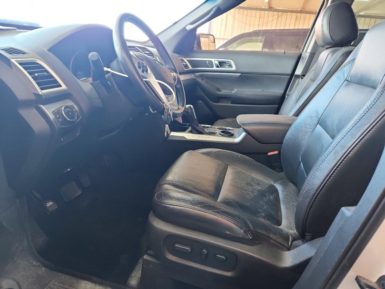 2015 Ford Explorer Xlt White vin: 1FM5K7D80FGB66748
