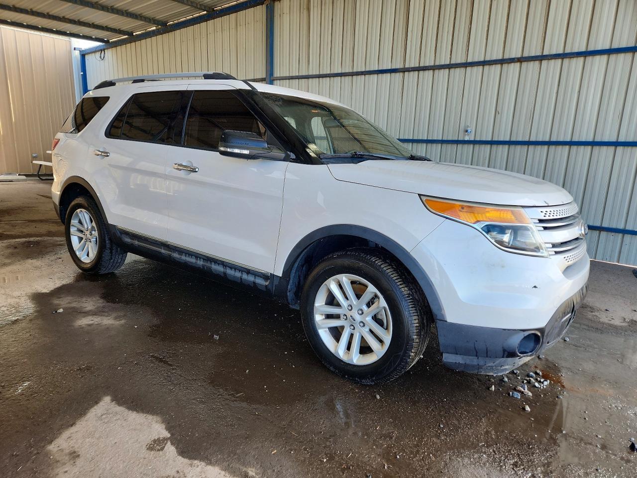 2015 Ford Explorer Xlt White vin: 1FM5K7D80FGB66748