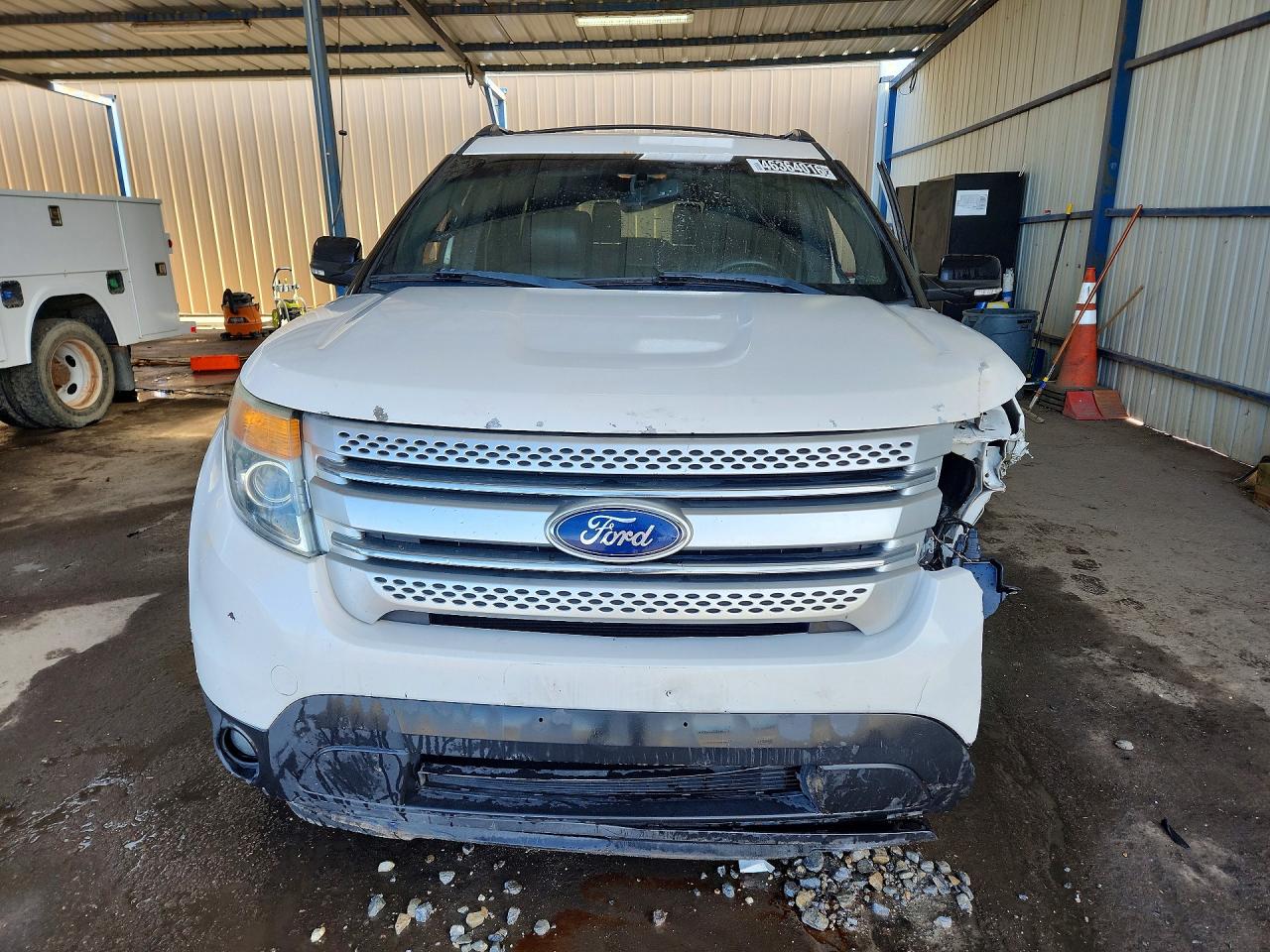 2015 Ford Explorer Xlt White vin: 1FM5K7D80FGB66748