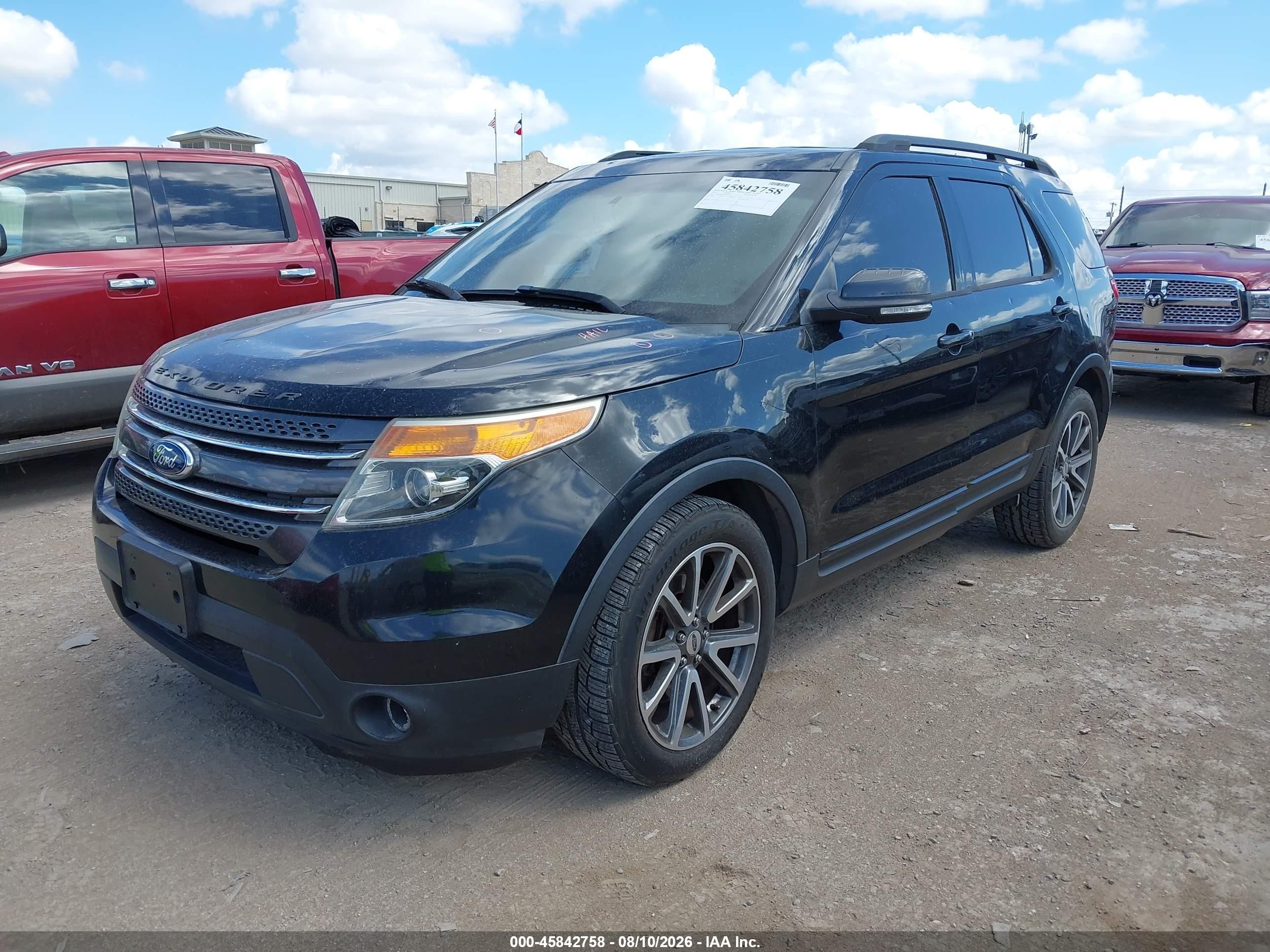 2015 Ford Explorer Xlt Black vin: 1FM5K7D80FGC05032