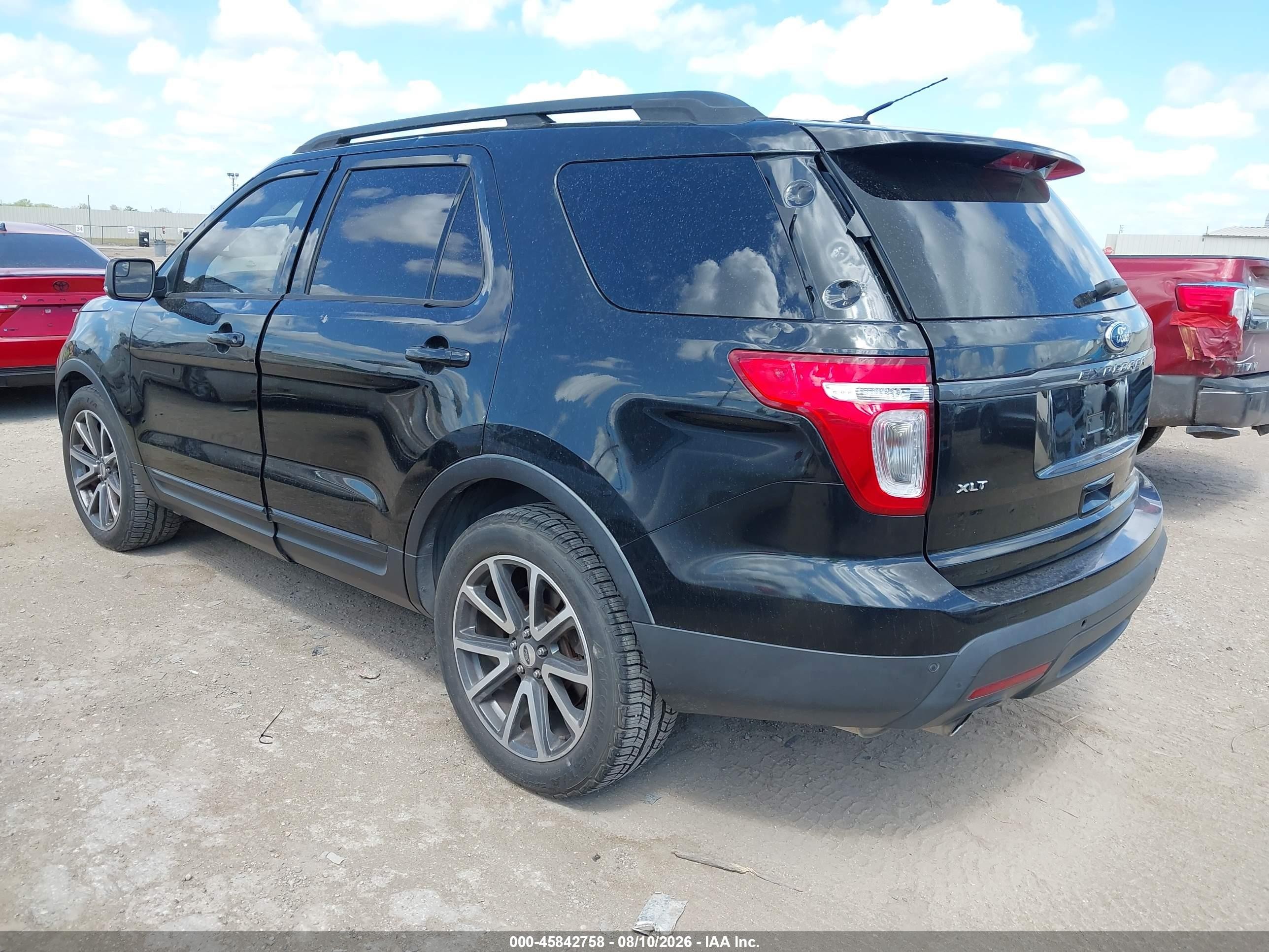 2015 Ford Explorer Xlt Black vin: 1FM5K7D80FGC05032