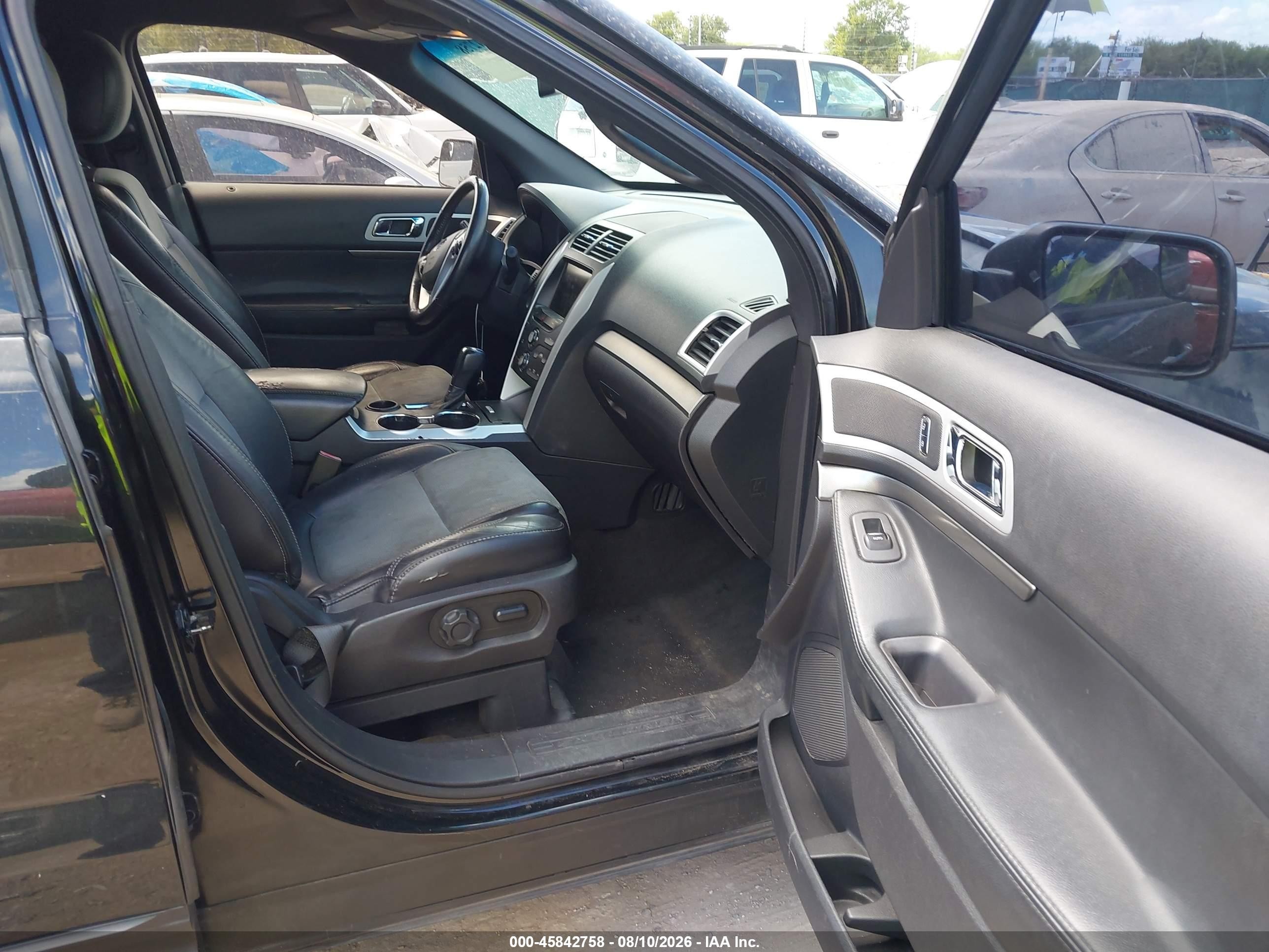 2015 Ford Explorer Xlt Black vin: 1FM5K7D80FGC05032