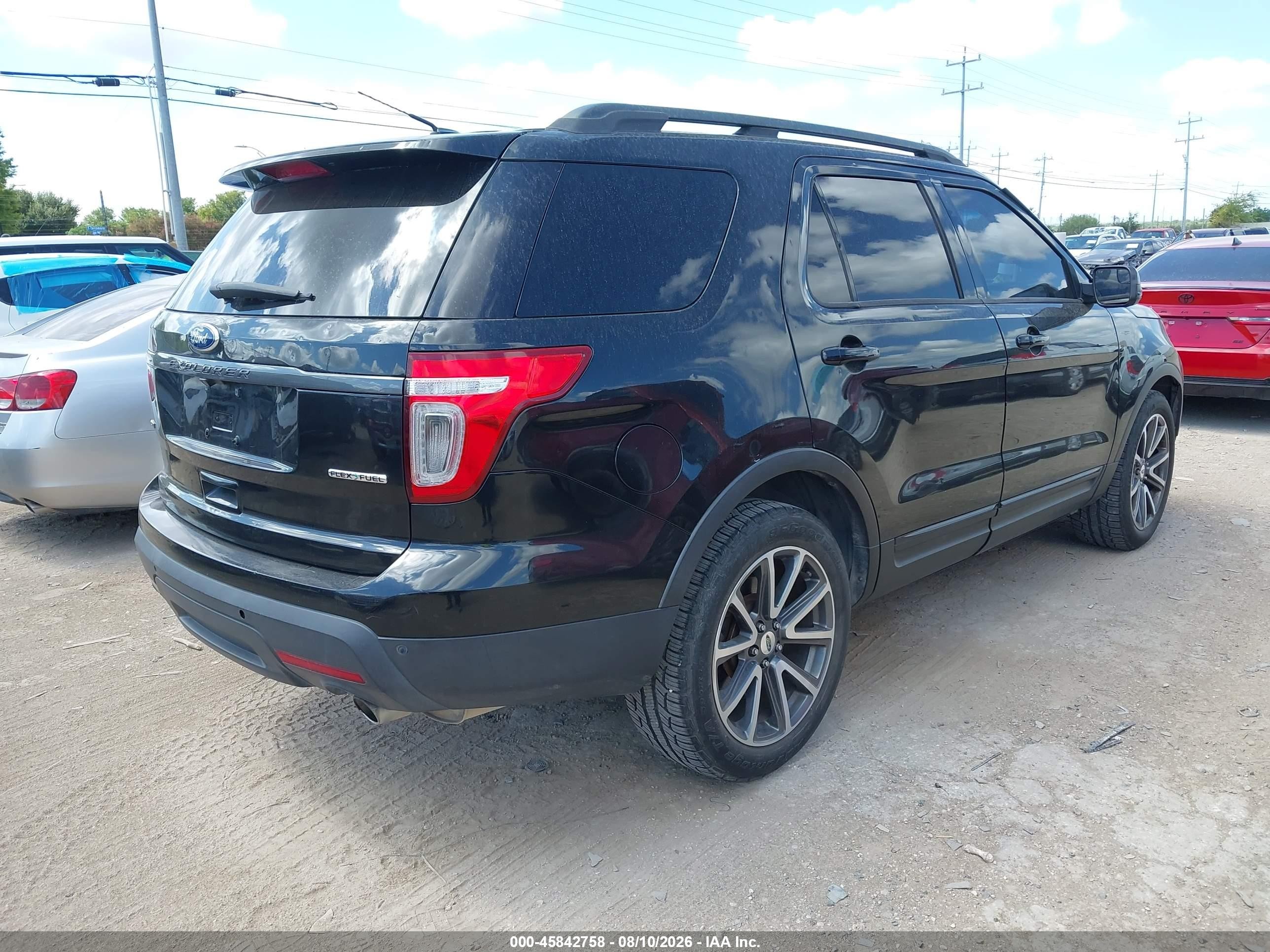 2015 Ford Explorer Xlt Black vin: 1FM5K7D80FGC05032
