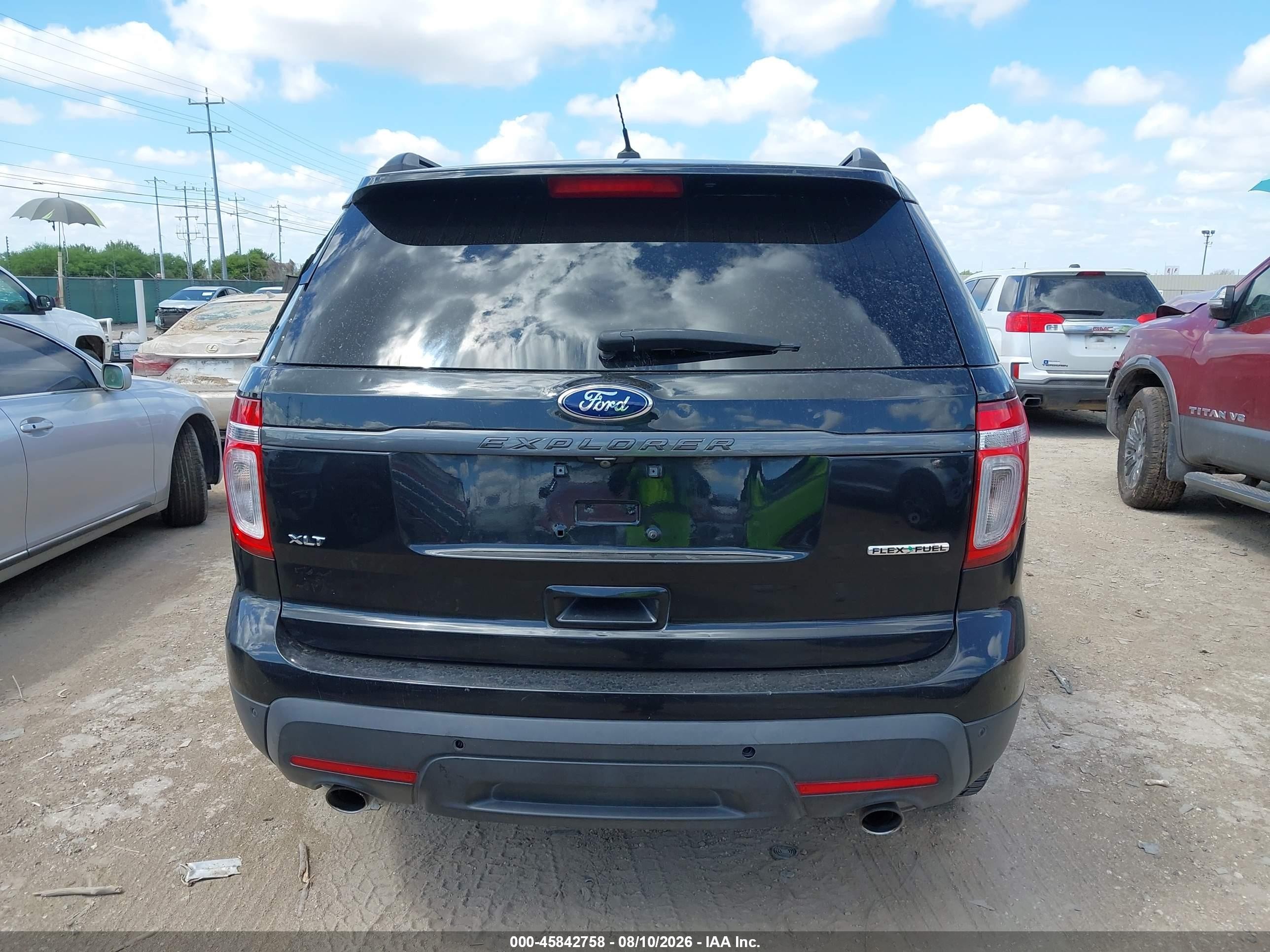 2015 Ford Explorer Xlt Black vin: 1FM5K7D80FGC05032