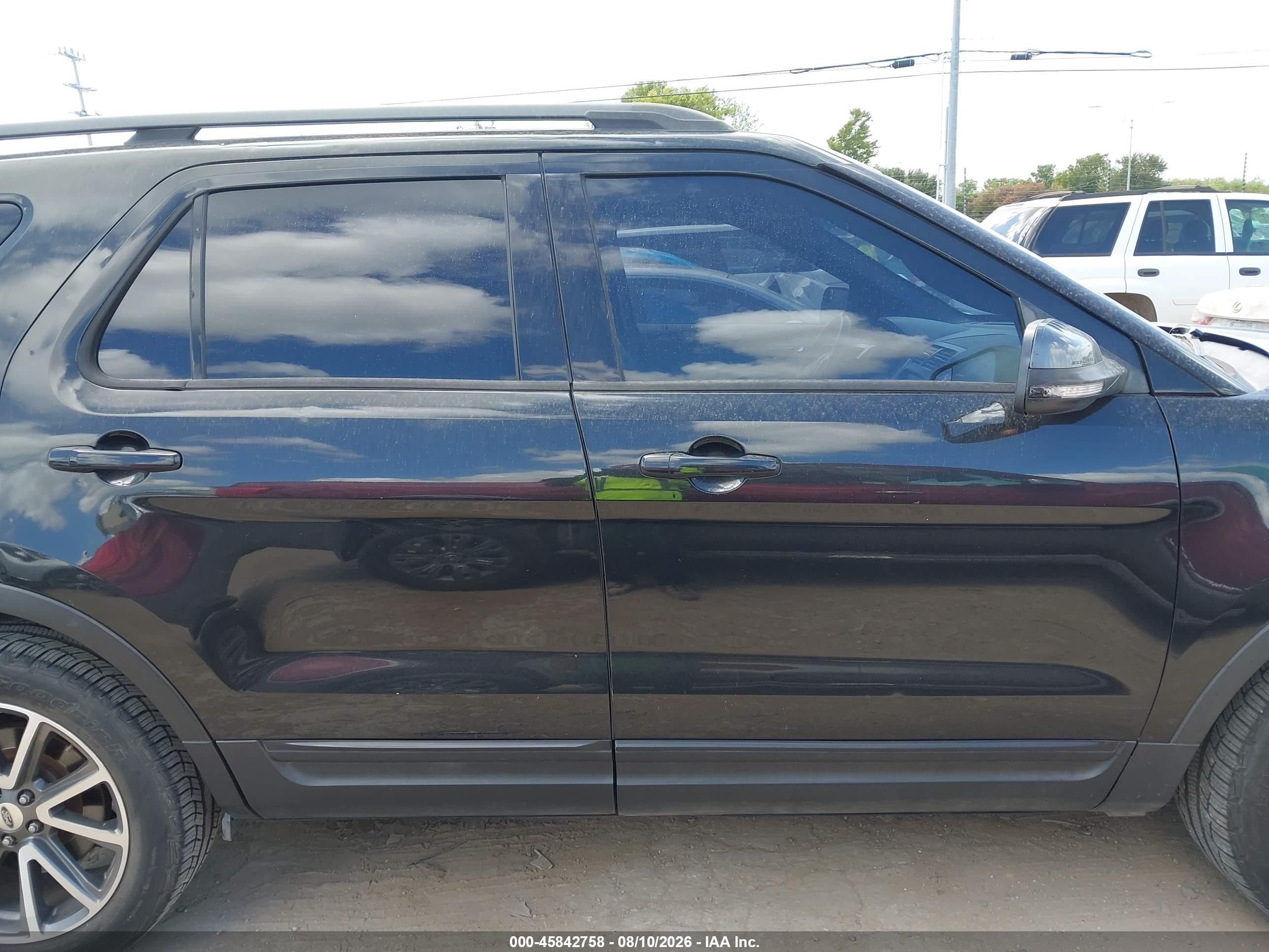 2015 Ford Explorer Xlt Black vin: 1FM5K7D80FGC05032