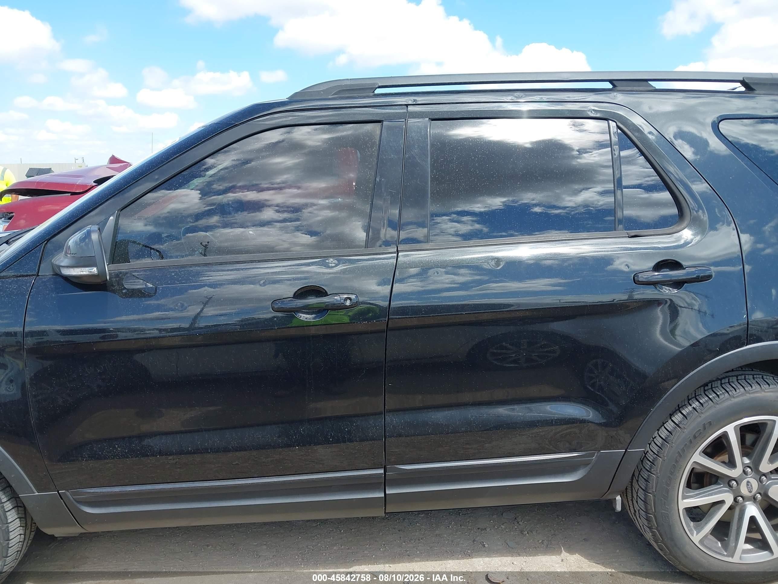 2015 Ford Explorer Xlt Black vin: 1FM5K7D80FGC05032