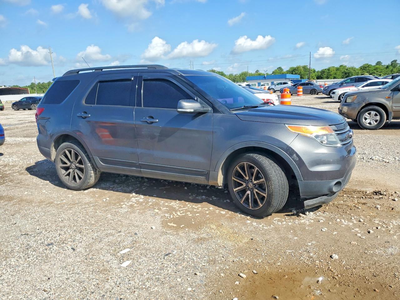 2015 Ford Explorer Xlt Gray vin: 1FM5K7D80FGC14670
