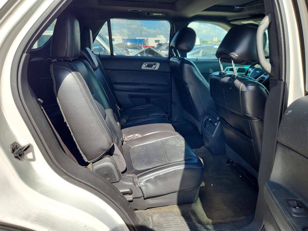 2013 Ford Explorer Xlt White vin: 1FM5K7D81DGA10487