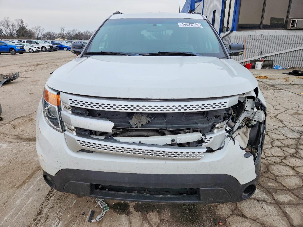2013 Ford Explorer Xlt White vin: 1FM5K7D81DGA20971