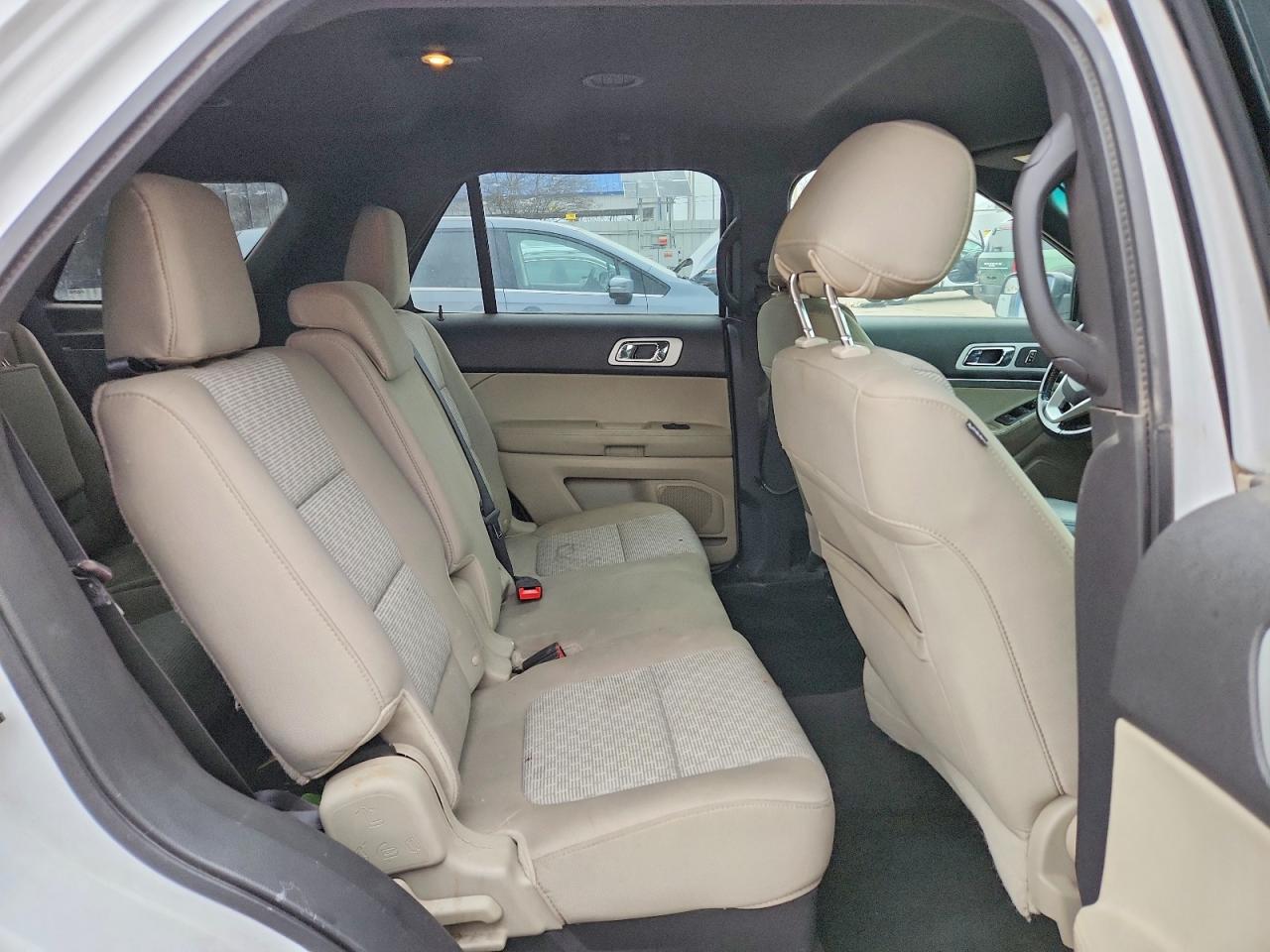 2013 Ford Explorer Xlt White vin: 1FM5K7D81DGA20971